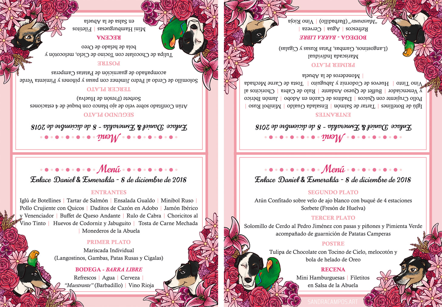 wedding-menu-illustration