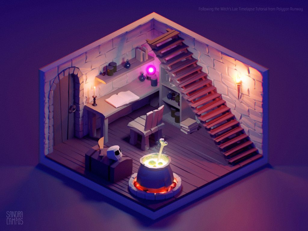 witch-lair_3d-blender